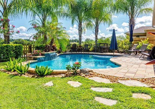 Paisagismo de jardim residencial